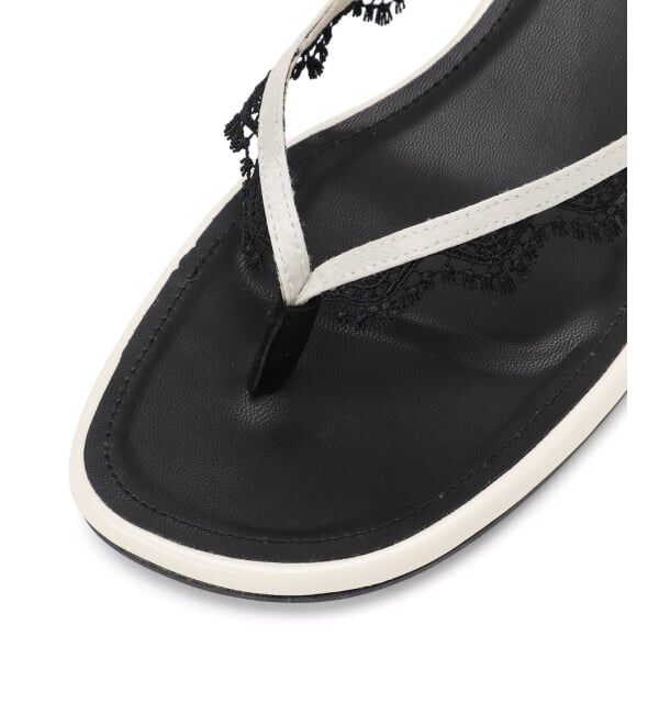 GRISE「《WEB+一部店舗限定》GRISE3.5cmレーストングサンダル」|サンダル|