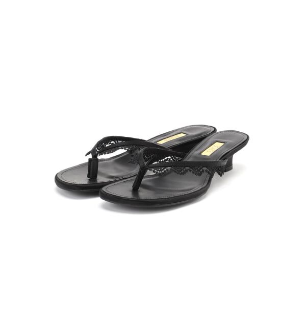 GRISE「《WEB+一部店舗限定》GRISE3.5cmレーストングサンダル」|サンダル|