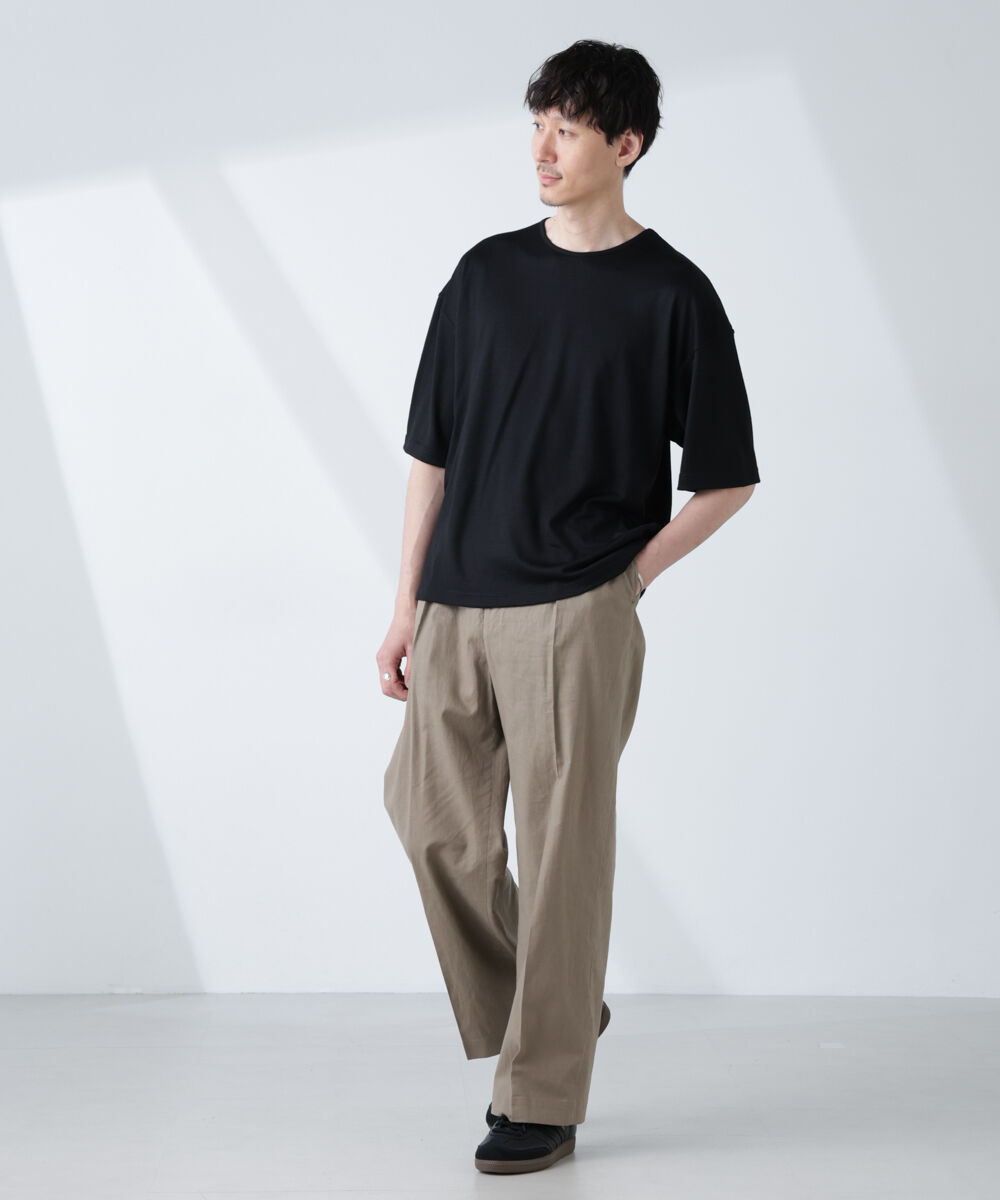 NANO universe「「ALL-DAYS COMFORT 100% WOOL」 エレガンスTEE」|Tシャツ・カットソー|