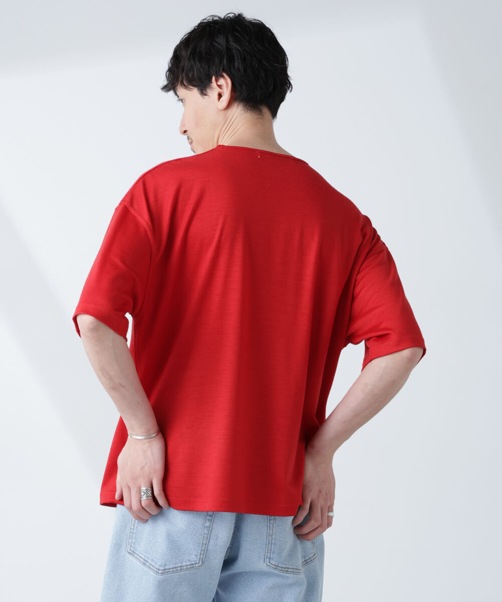NANO universe「「ALL-DAYS COMFORT 100% WOOL」 エレガンスTEE」|Tシャツ・カットソー|