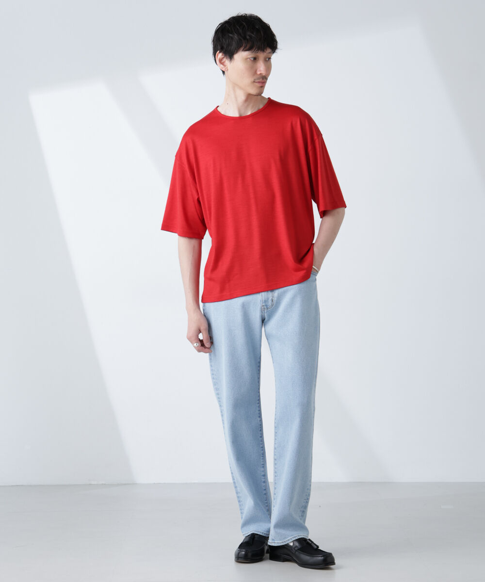 NANO universe「「ALL-DAYS COMFORT 100% WOOL」 エレガンスTEE」|Tシャツ・カットソー|