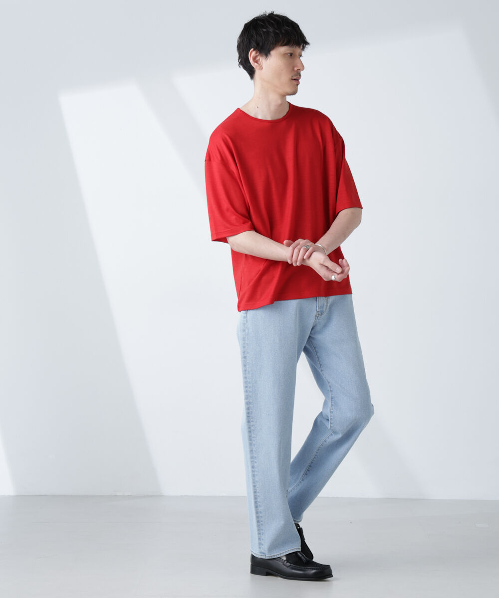 NANO universe「「ALL-DAYS COMFORT 100% WOOL」 エレガンスTEE」|Tシャツ・カットソー|