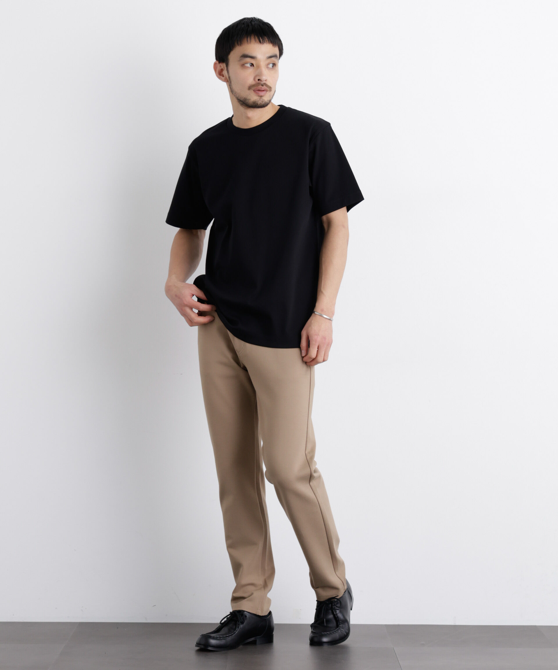 NANO universe「アンチスメル クルーネックTシャツ 半袖」|Tシャツ・カットソー|