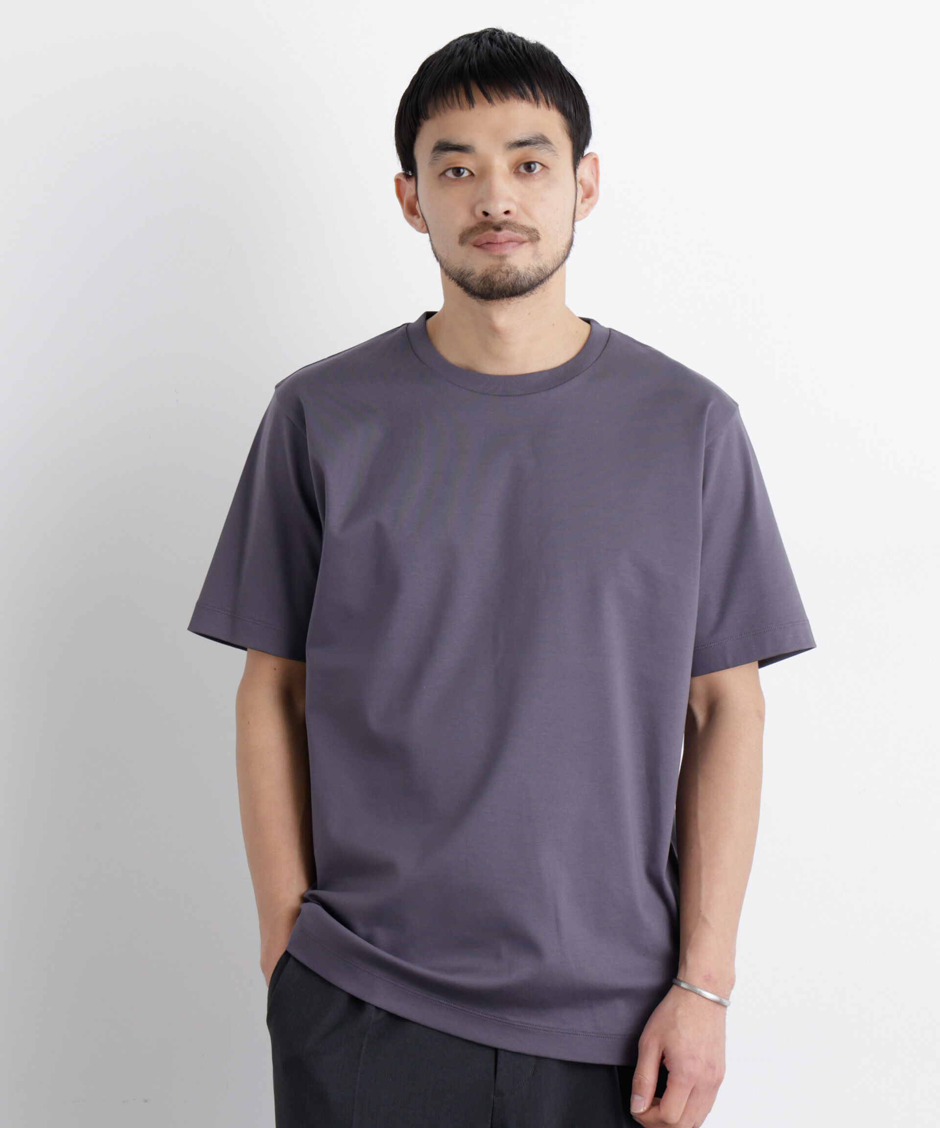 NANO universe「アンチスメル クルーネックTシャツ 半袖」|Tシャツ・カットソー|