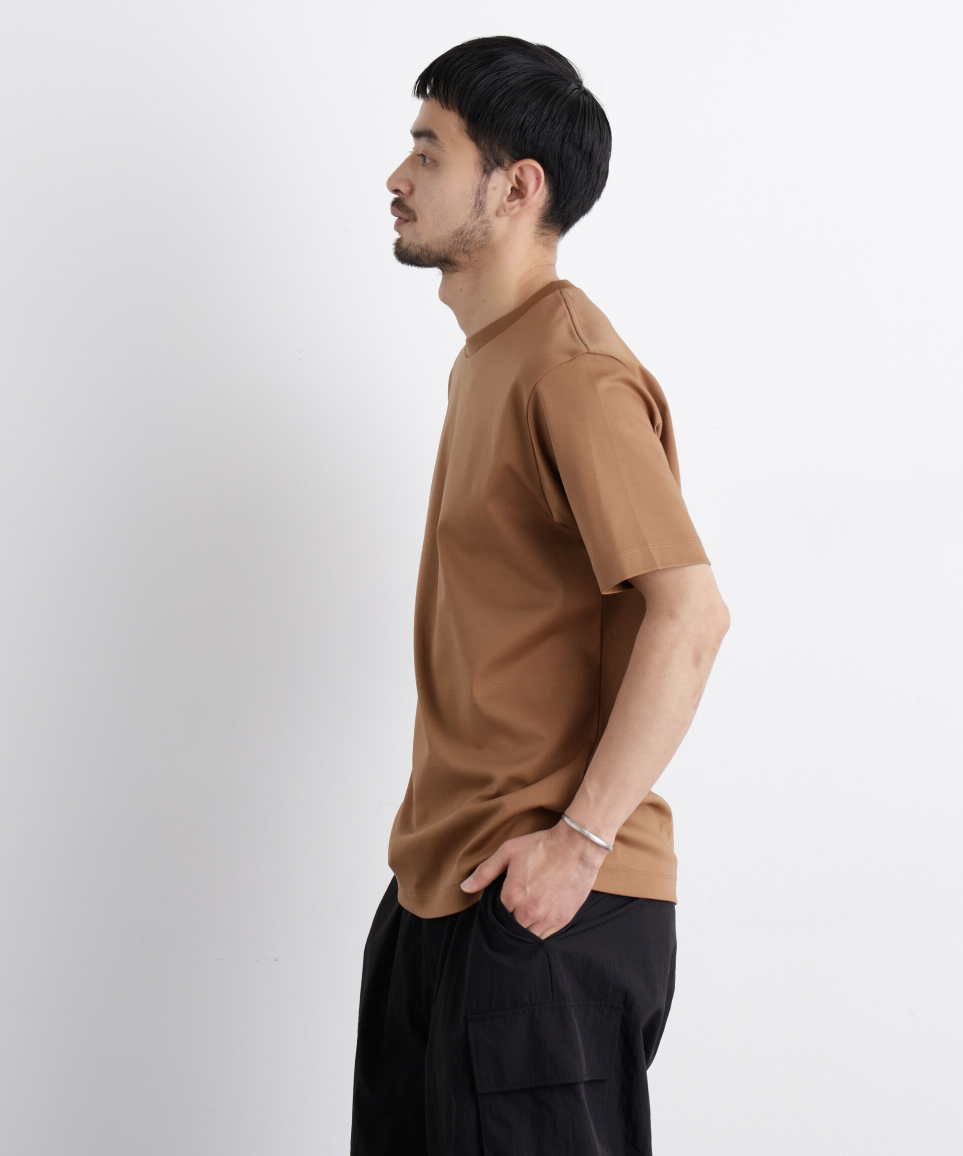 NANO universe「アンチスメル クルーネックTシャツ 半袖」|Tシャツ・カットソー|