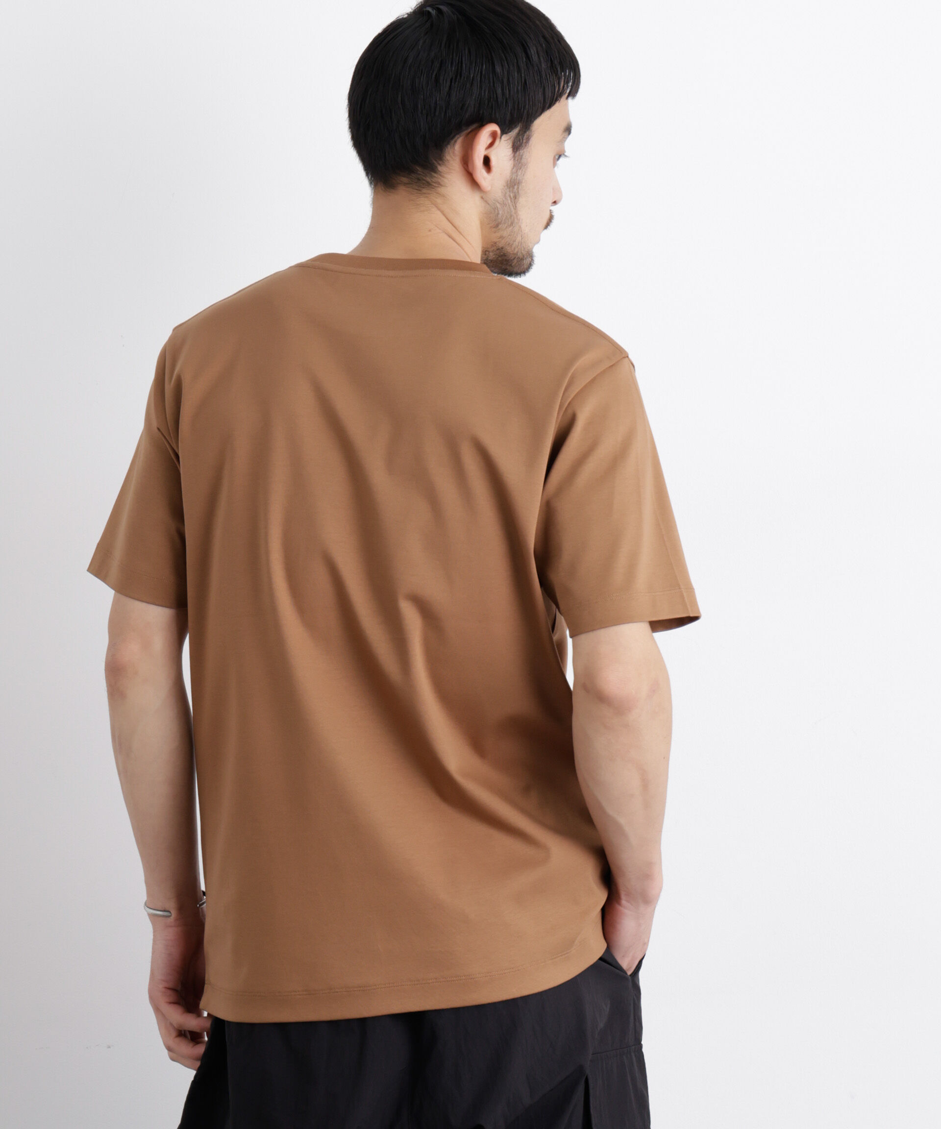 NANO universe「アンチスメル クルーネックTシャツ 半袖」|Tシャツ・カットソー|