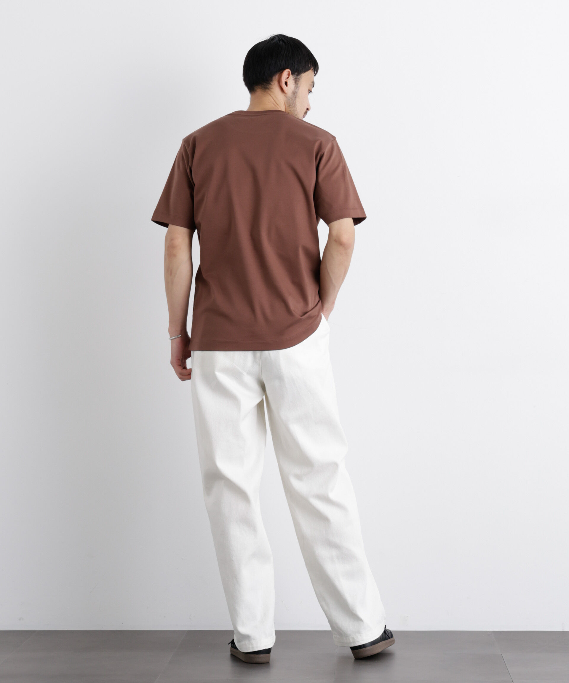 NANO universe「アンチスメル クルーネックTシャツ 半袖」|Tシャツ・カットソー|