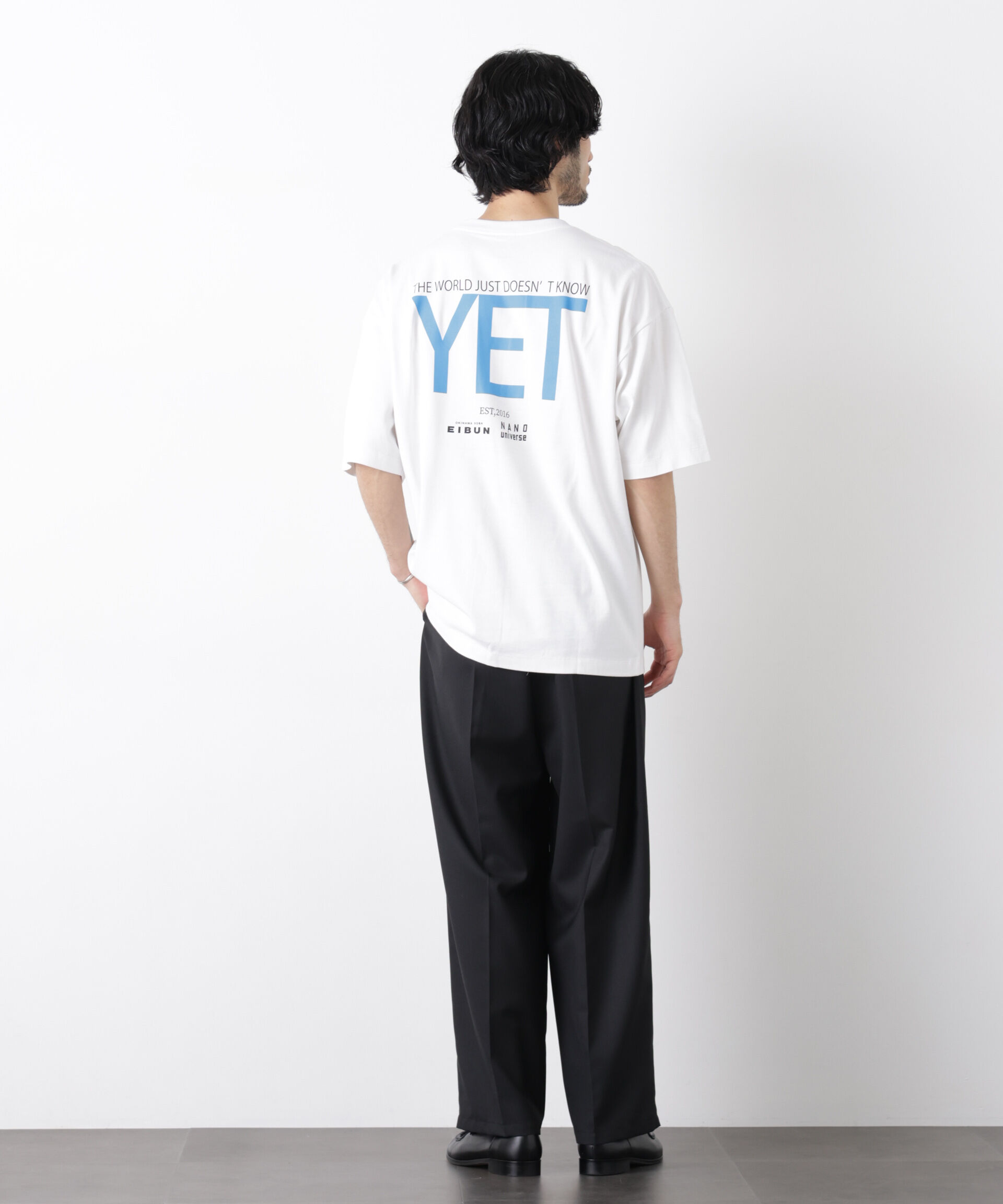 NANO universe「EIBUN&times;Anti Soaked(R)　汗染み防止Tシャツ」|Tシャツ・カットソー|