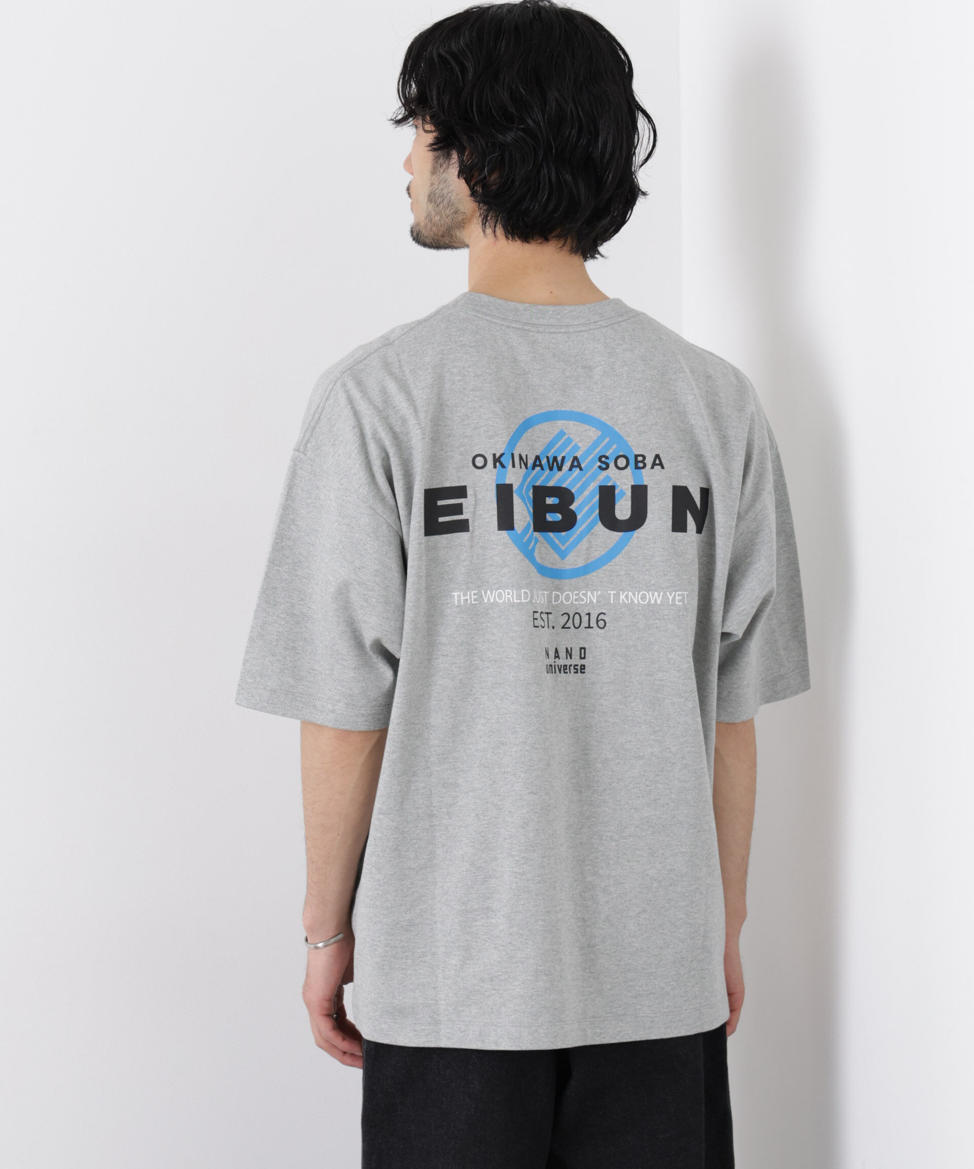 NANO universe「EIBUN&times;Anti Soaked(R)　汗染み防止Tシャツ」|Tシャツ・カットソー|