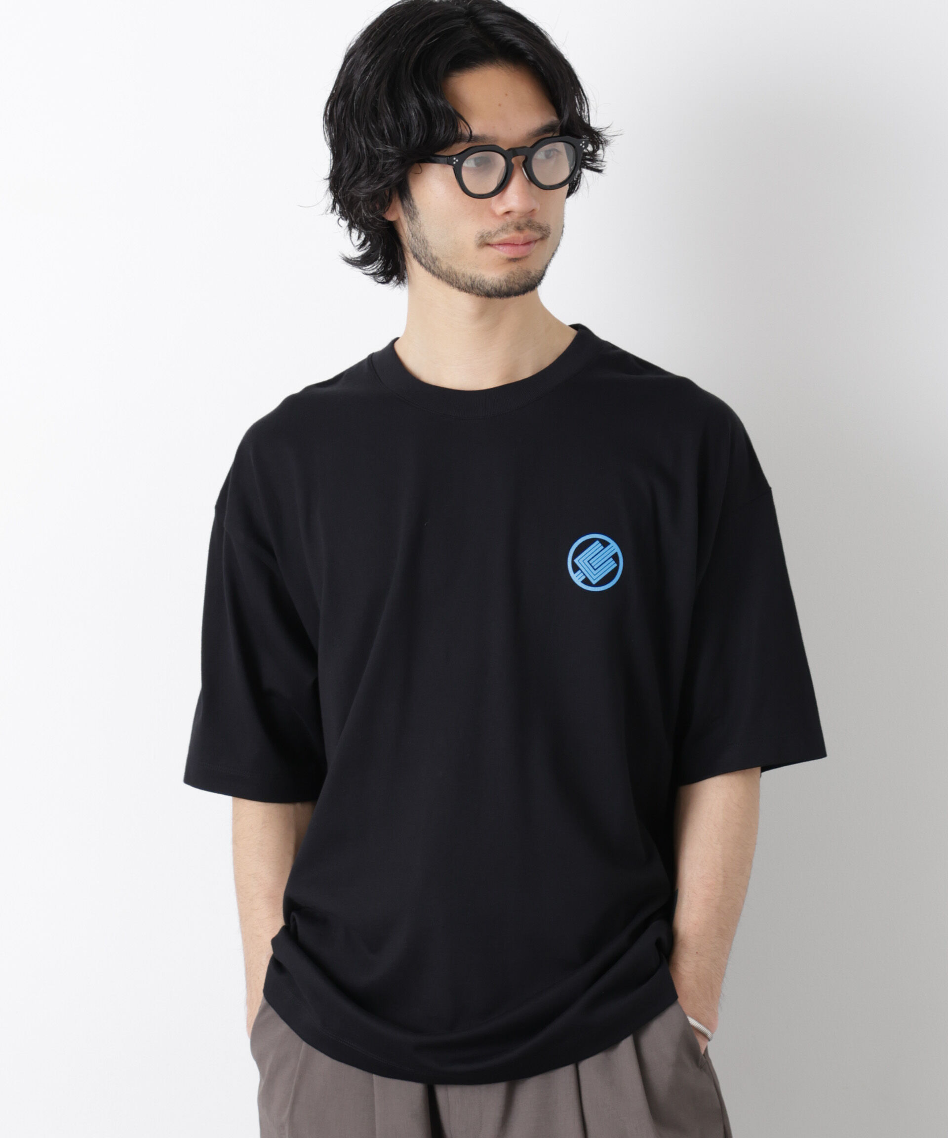 NANO universe「EIBUN&times;Anti Soaked(R)　汗染み防止Tシャツ」|Tシャツ・カットソー|