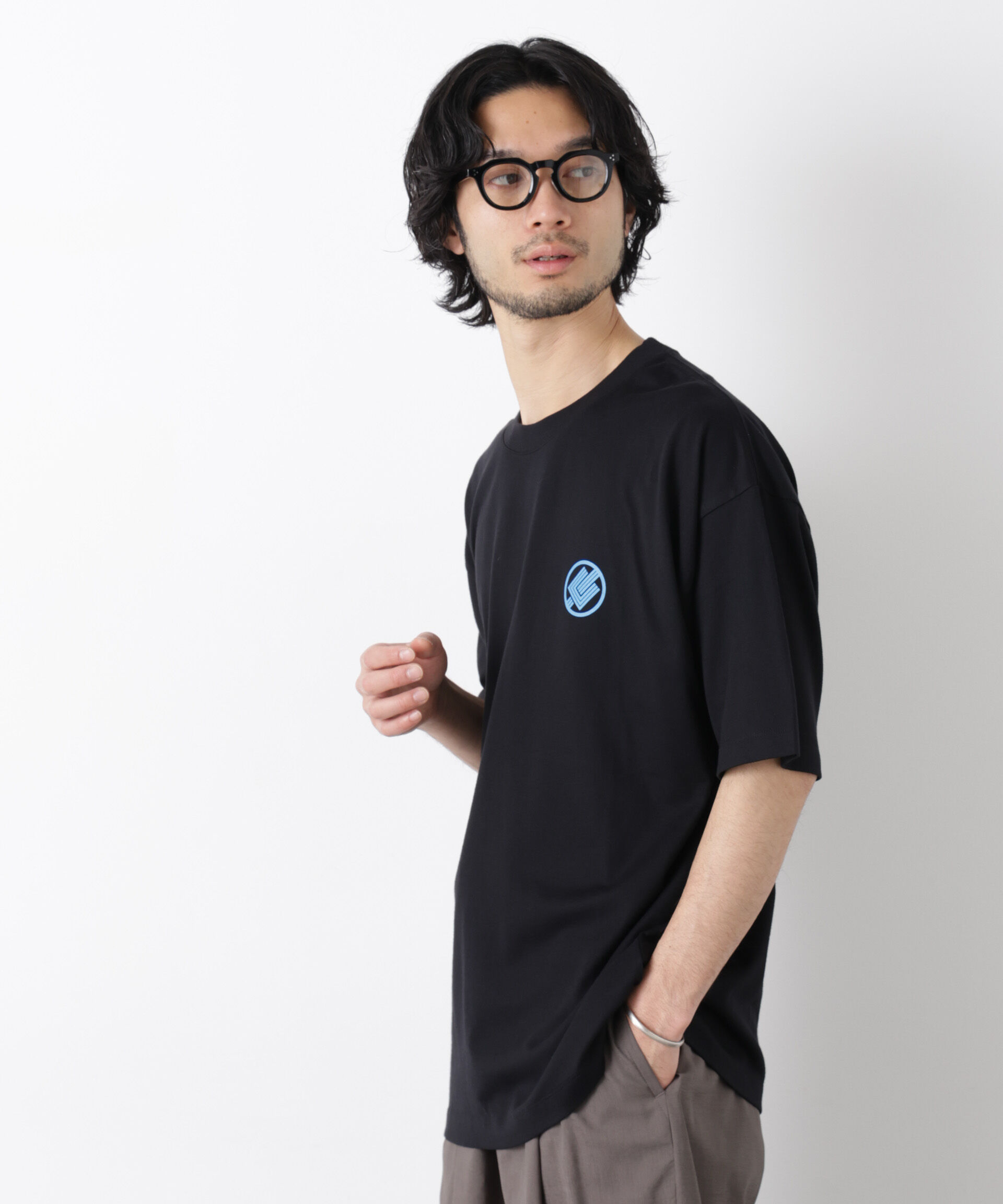 NANO universe「EIBUN&times;Anti Soaked(R)　汗染み防止Tシャツ」|Tシャツ・カットソー|