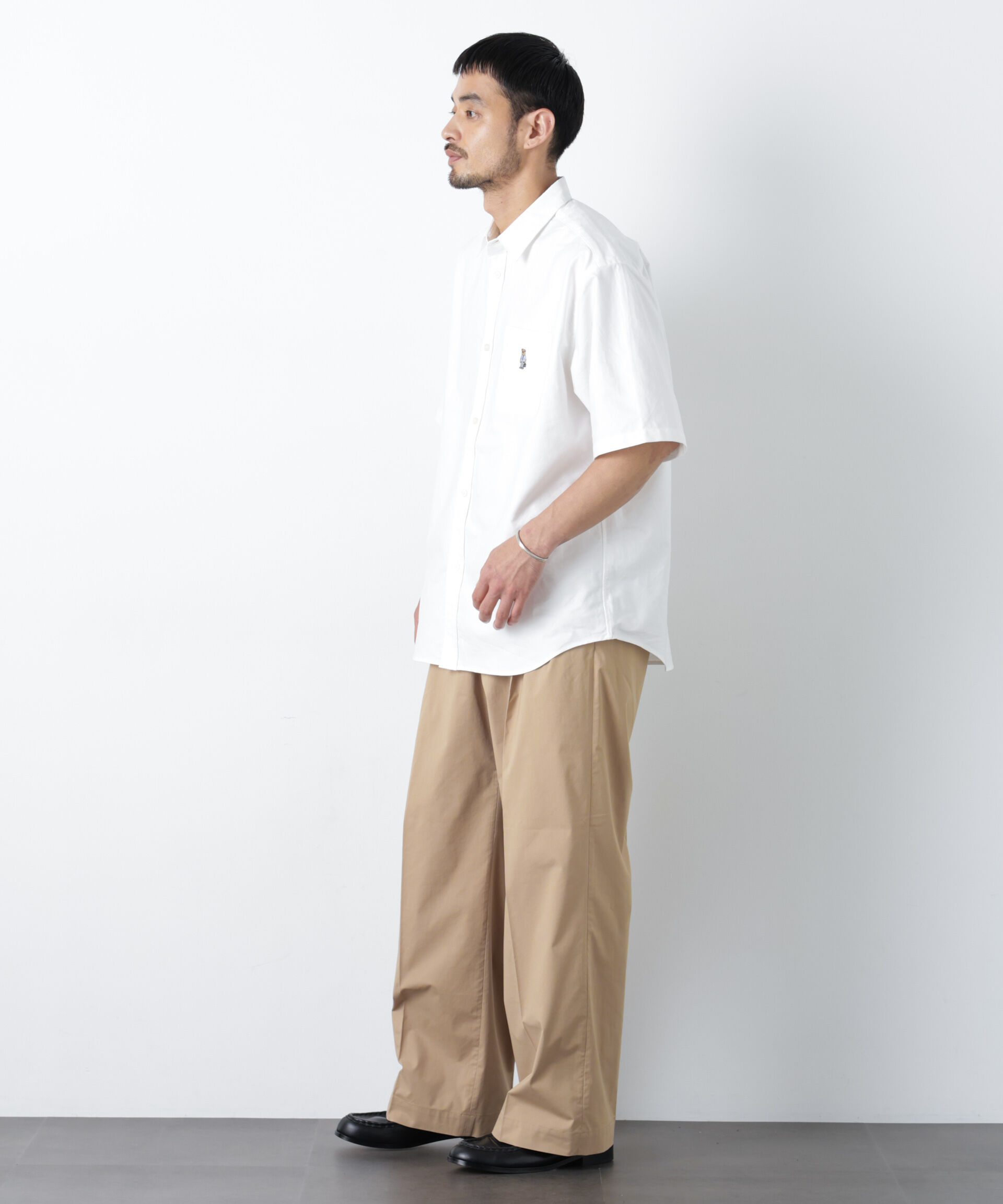 NANO universe「COOLMAX (R) 2タックワイドスラックス」|チノ|