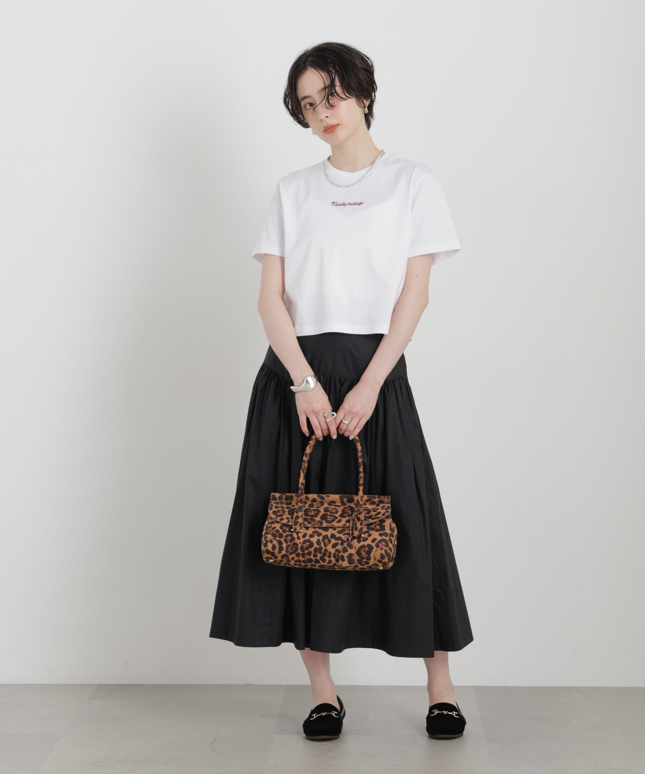 NANO universe「NEEDBY heritage/別注 CROPPED TEE」|Tシャツ・カットソー|