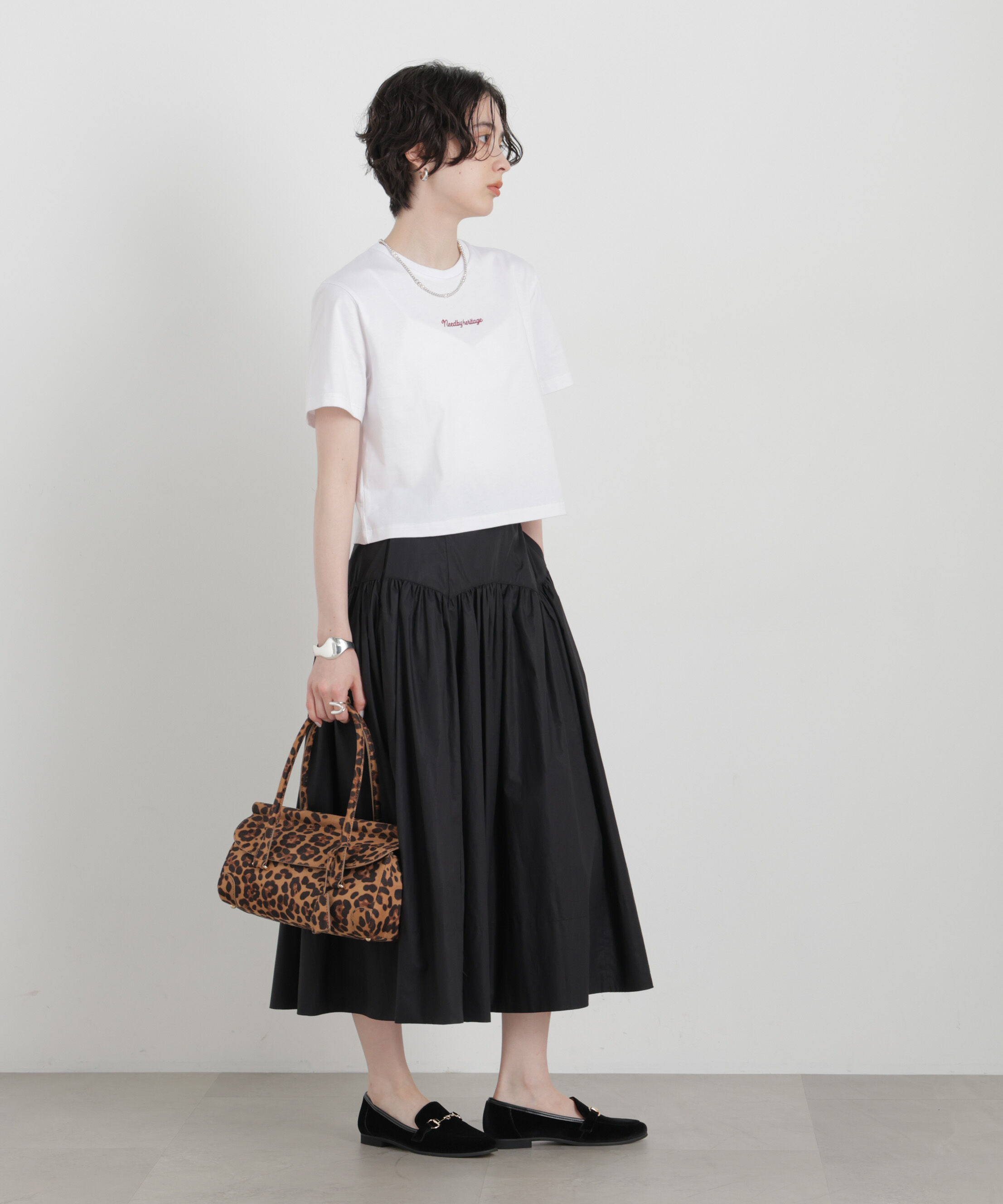 NANO universe「NEEDBY heritage/別注 CROPPED TEE」|Tシャツ・カットソー|