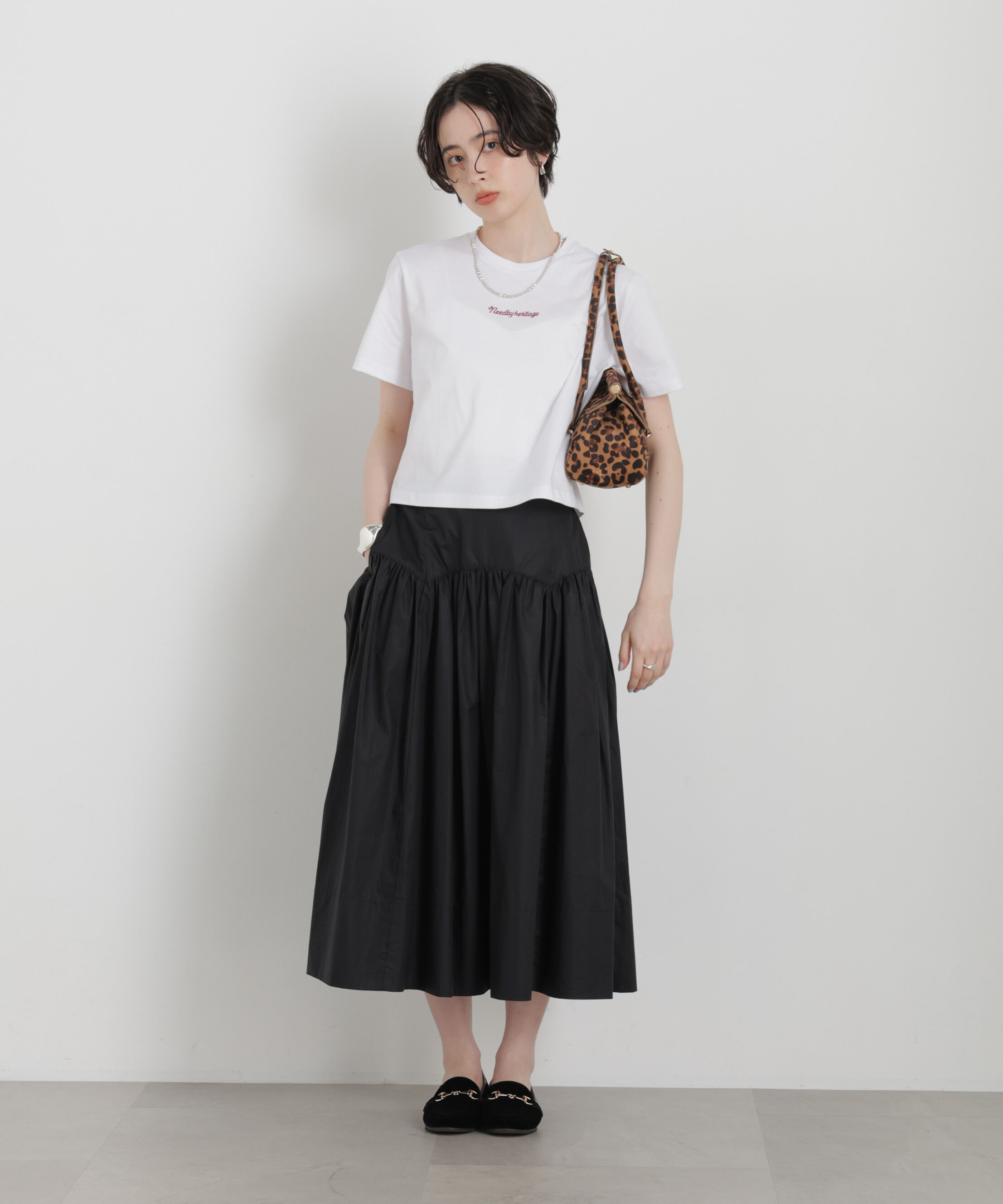 NANO universe「NEEDBY heritage/別注 CROPPED TEE」|Tシャツ・カットソー|