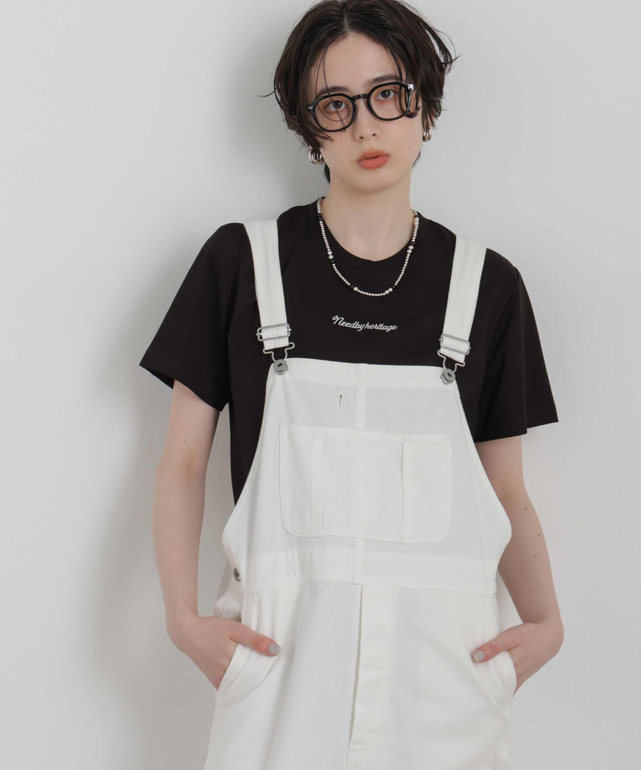 NANO universe「NEEDBY heritage/別注 CROPPED TEE」|Tシャツ・カットソー|