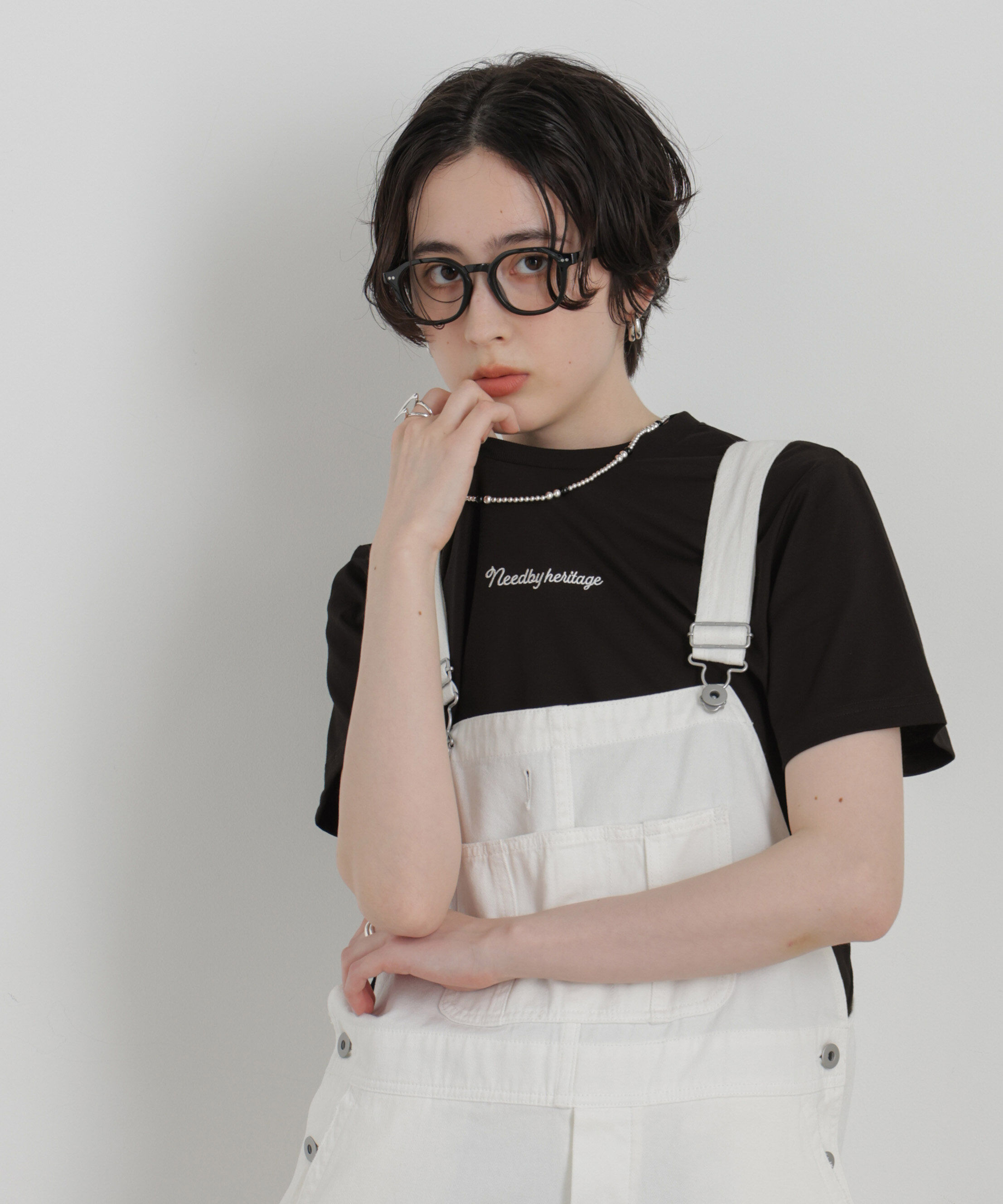 NANO universe「NEEDBY heritage/別注 CROPPED TEE」|Tシャツ・カットソー|