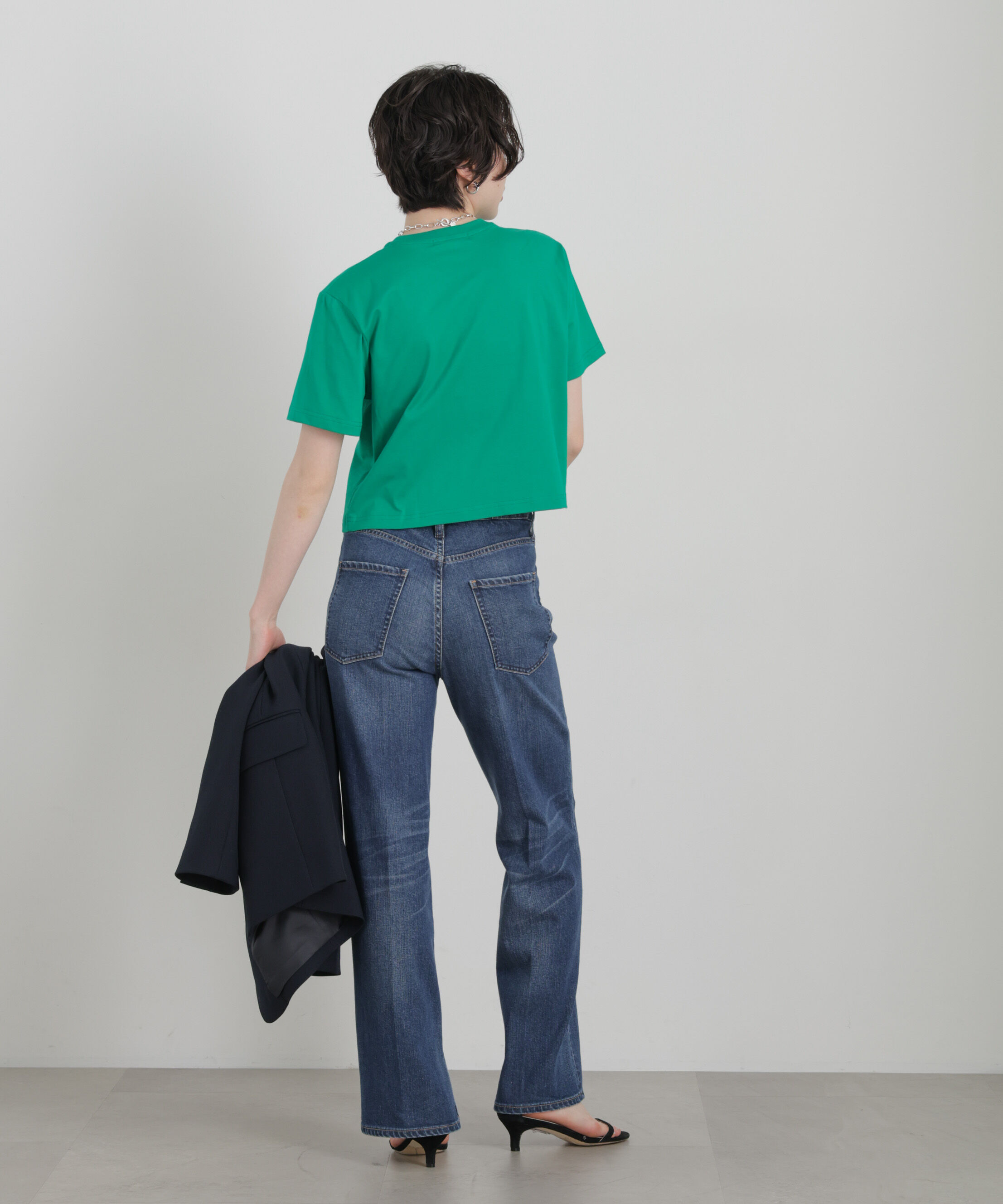 NANO universe「NEEDBY heritage/別注 CROPPED TEE」|Tシャツ・カットソー|