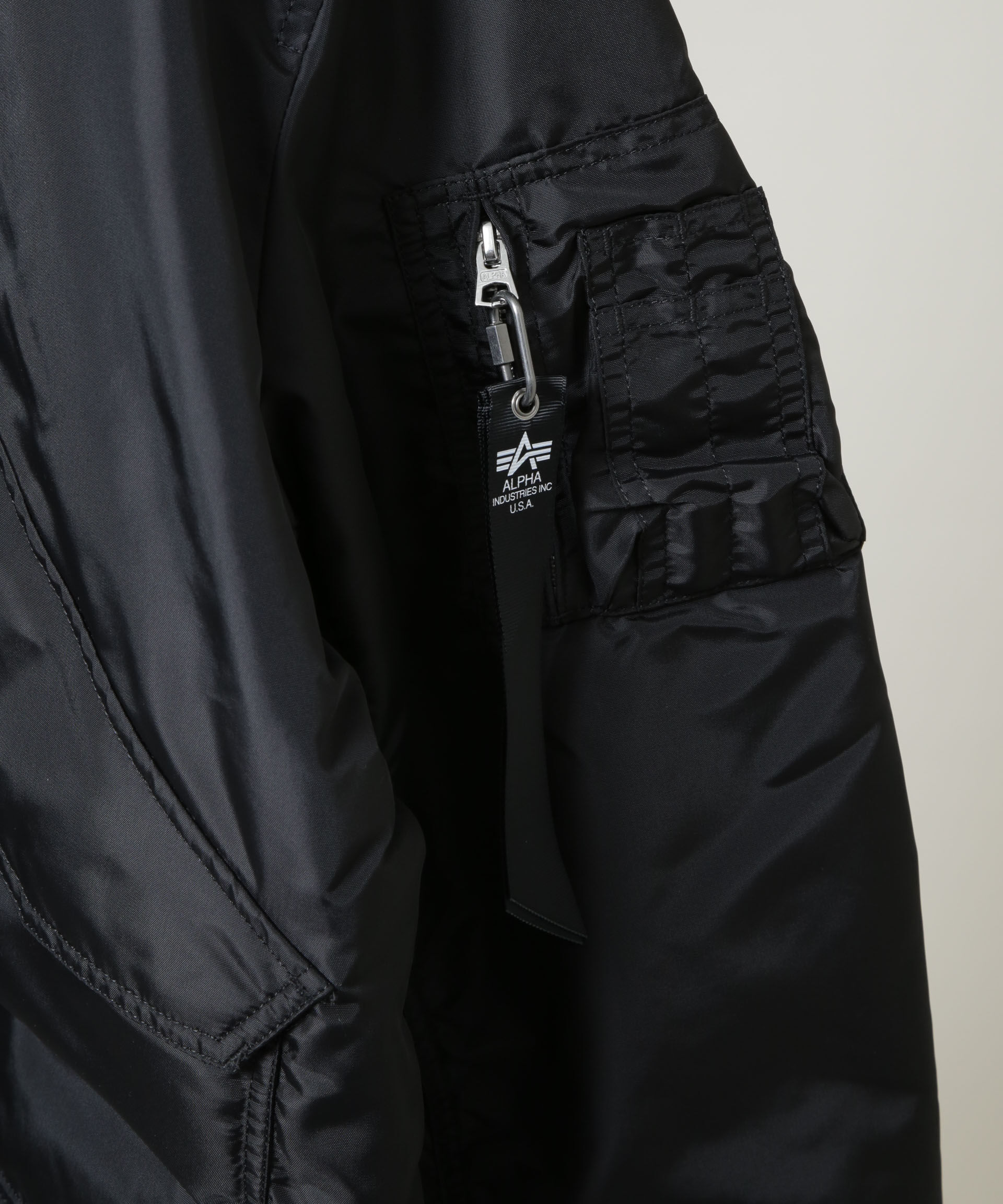 NANO universe「ALPHA INDUSTRIES/別注 CWU FLIGHT JACKET」|ブルゾン・スタジャン|
