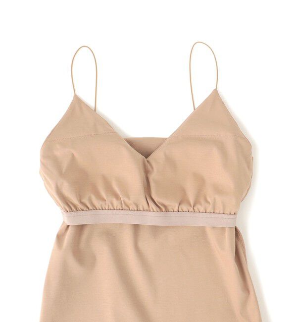 BEIGE,「【洗える・Precious 7月号掲載】ABELIA / コットンVラインカップ付きキャミソール」|Tシャツ・カットソー|