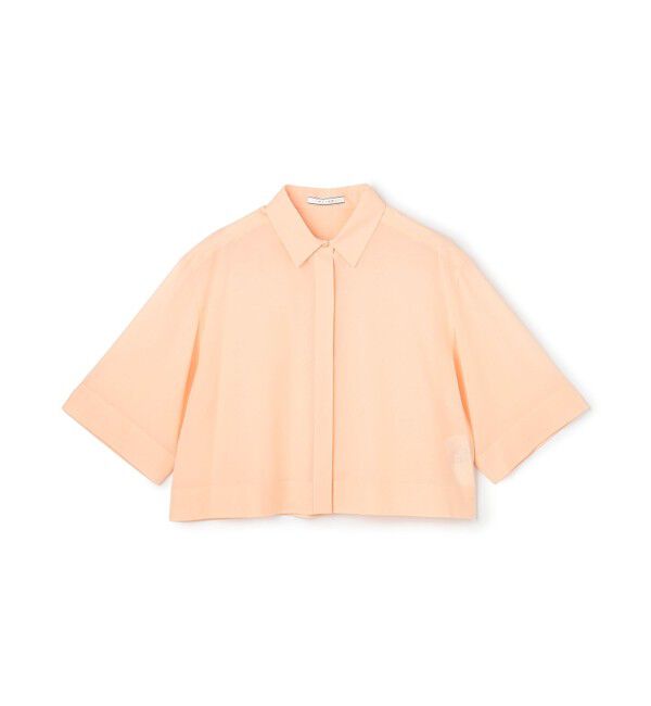 BEIGE,「BAC / コットンシアー ショートレングスシャツ」|シャツ・ブラウス|