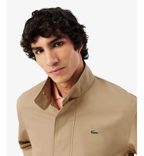 LACOSTE「防風 撥水 ハリントンジャケット」|ブルゾン・スタジャン|