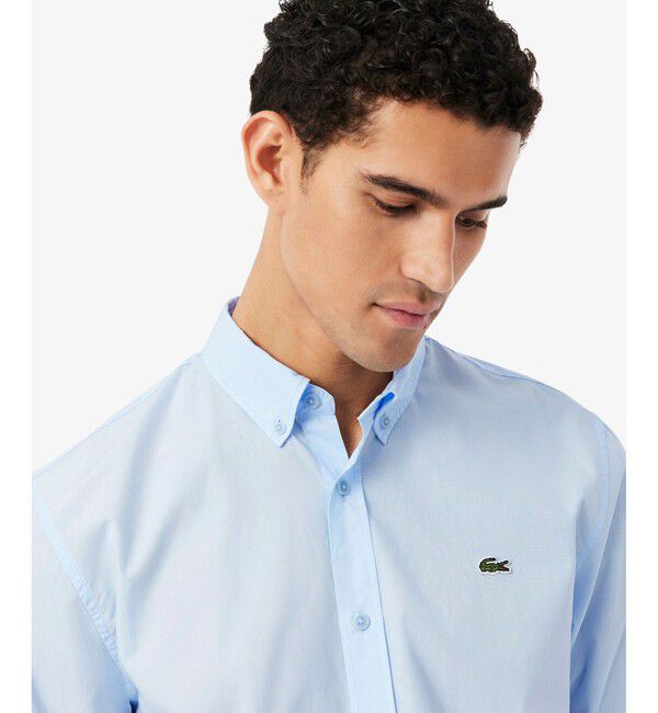 LACOSTE「エッセンシャルワントーンボタンシャツ」|シャツ・ブラウス|