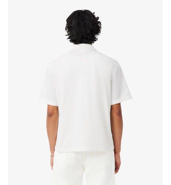 LACOSTE「鹿の子地オープンカラーシャツ」|シャツ・ブラウス|