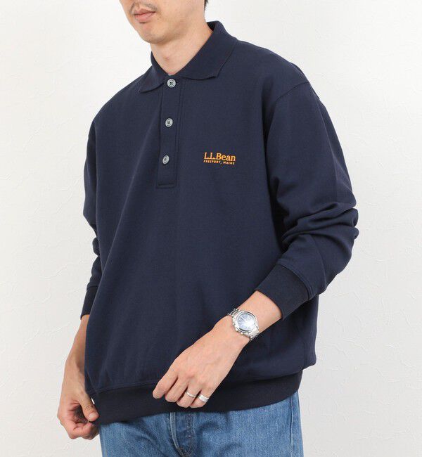 NOLLEY'S goodman「【L.L.Bean】Portage Polo Sweatshirt ポーテージ・ポロスウェットシャツ 26AW」|スウェット・ジャージ|