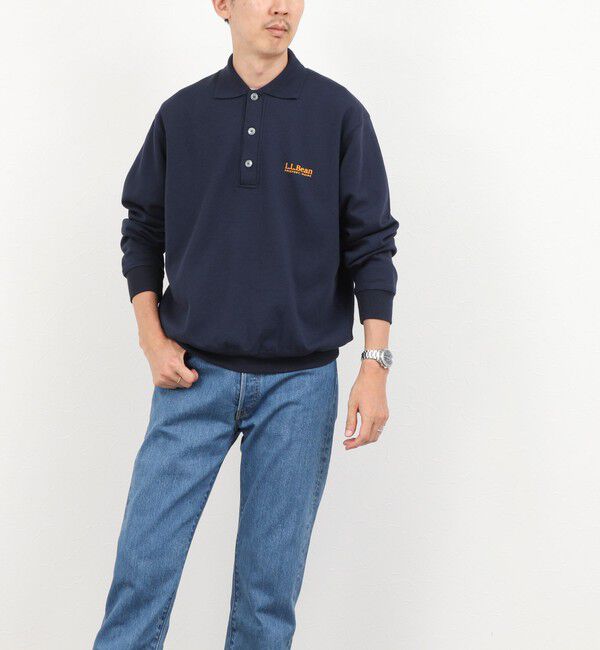 NOLLEY'S goodman「【L.L.Bean】Portage Polo Sweatshirt ポーテージ・ポロスウェットシャツ 26AW」|スウェット・ジャージ|