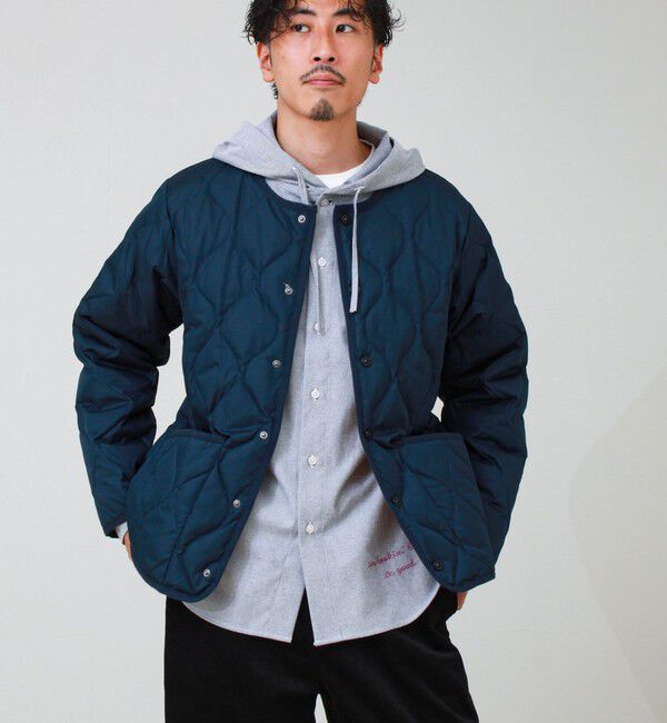 GLOSTER「【WEB限定】【TAION/タイオン】別注 ミリタリー クルーネック ライナージャケット」|ダウン|