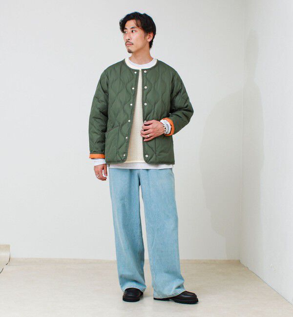 GLOSTER「【WEB限定】【TAION/タイオン】別注 ミリタリー クルーネック ライナージャケット」|ダウン|