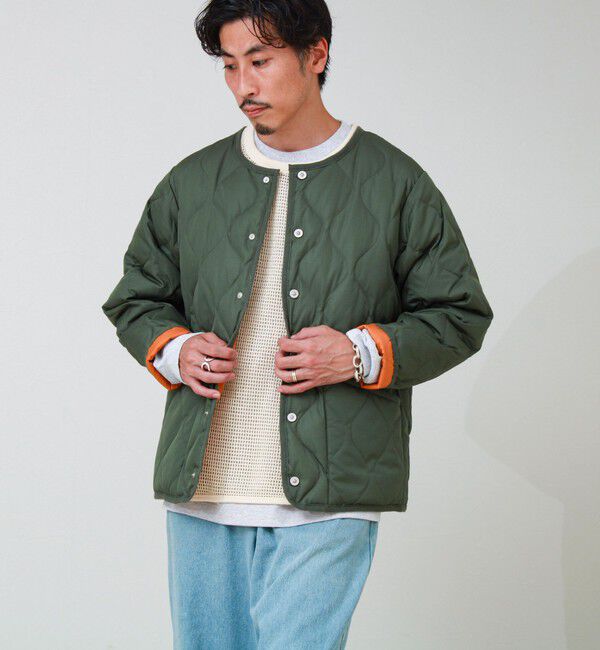 GLOSTER「【WEB限定】【TAION/タイオン】別注 ミリタリー クルーネック ライナージャケット」|ダウン|