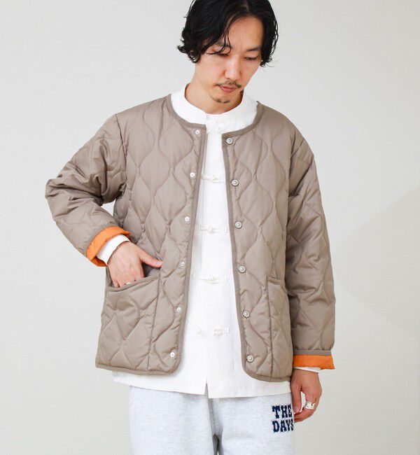 GLOSTER「【WEB限定】【TAION/タイオン】別注 ミリタリー クルーネック ライナージャケット」|ダウン|