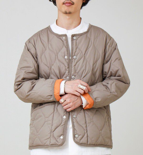 GLOSTER「【WEB限定】【TAION/タイオン】別注 ミリタリー クルーネック ライナージャケット」|ダウン|