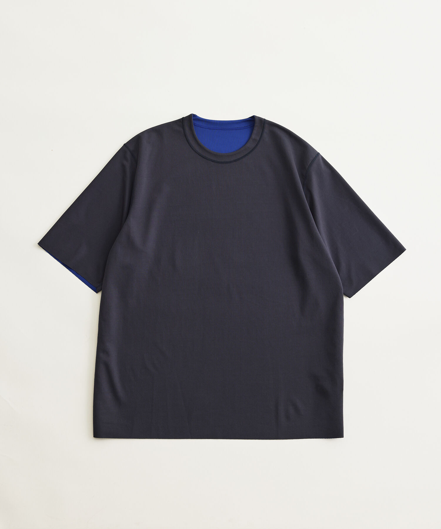 ADAM ET ROPE'「ハイゲージ シャンブレー リバーシブル Tシャツ」|Tシャツ・カットソー|
