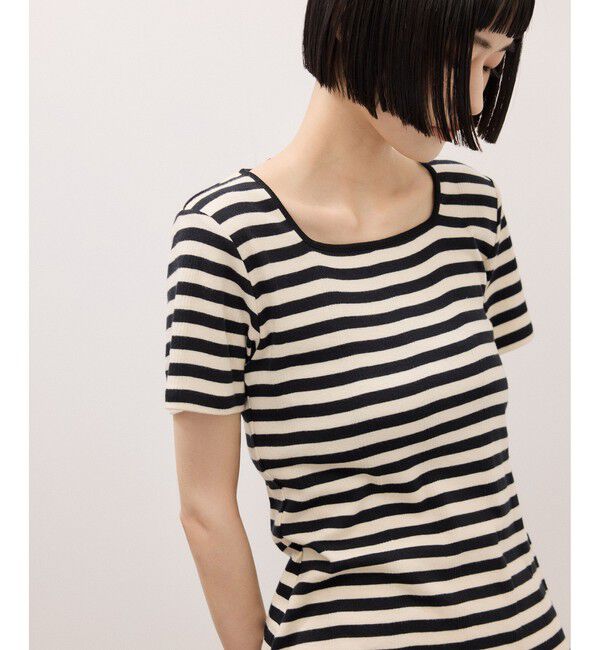 ADAM ET ROPE'「【Miller for ADAM ET ROPE'】別注 スクエアTee」|Tシャツ・カットソー|
