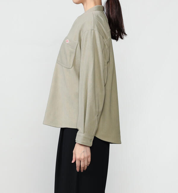 DANTON「DANTON | フリース シャツジャケット WOMEN」|シャツ・ブラウス|