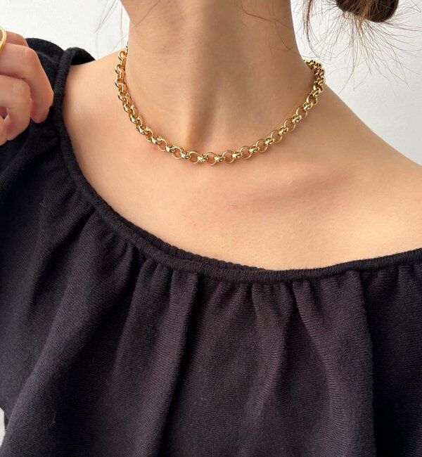  「ケーブルチェーンマンテルネックレス」|ネックレス|