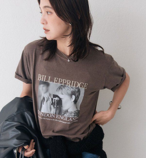  「【LIFE PC】 Focus Photo Tee」|Tシャツ・カットソー|ブラウン