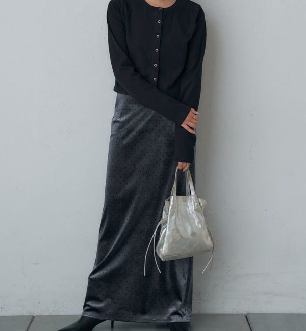  「【再入荷】レザー巾着ショルダーバッグ」|トートバッグ|
