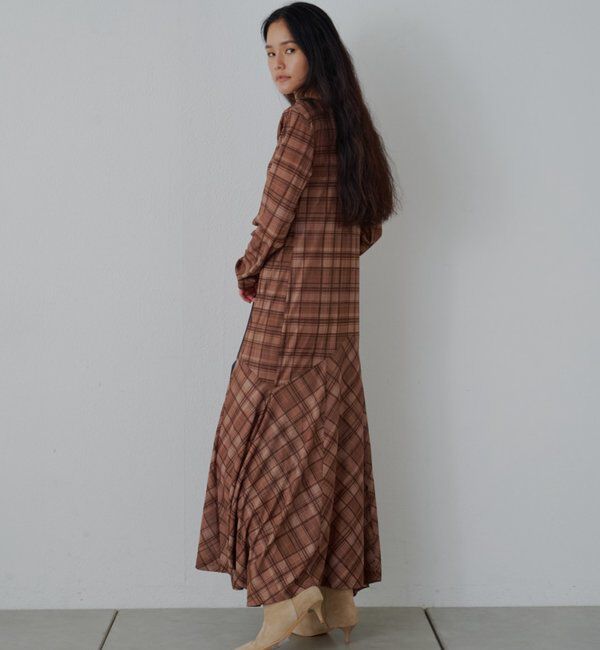  「チェックティアードワンピース」|ワンピース|