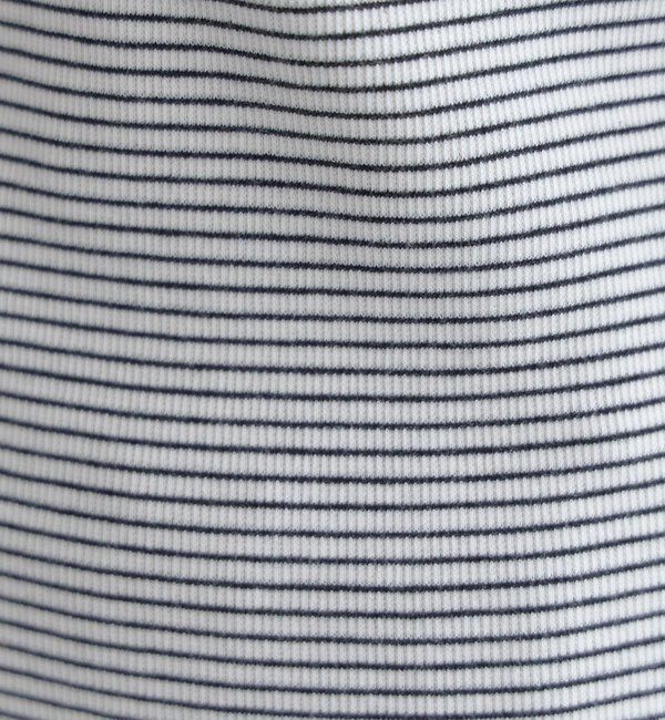  「ボーダーパフスリーブカットソー」|Tシャツ・カットソー|