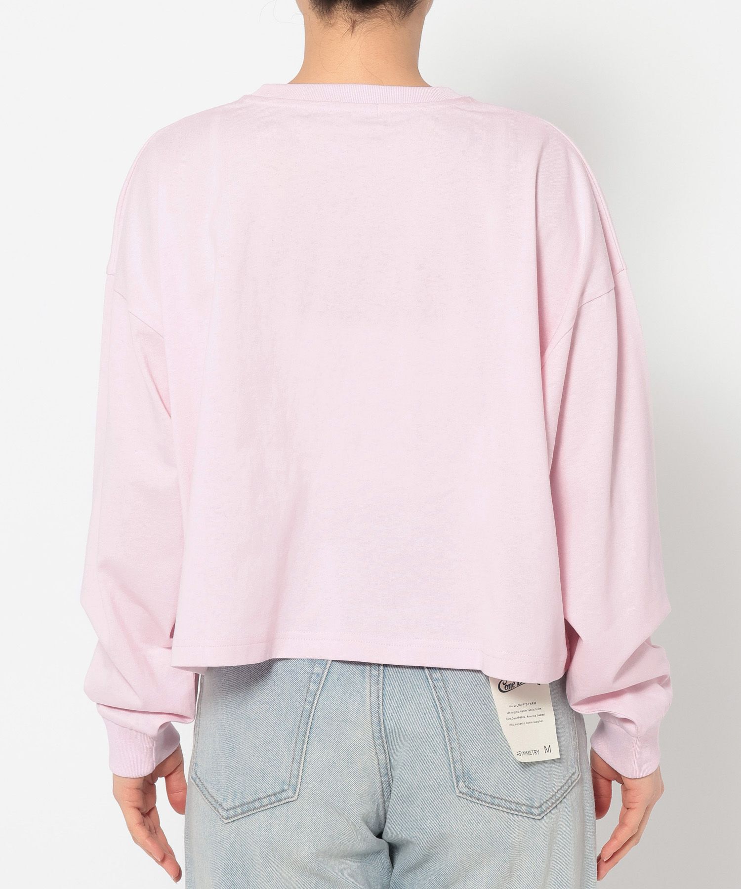 LOWRYS FARM「ショートロゴプリントＬＳ」|Tシャツ・カットソー|