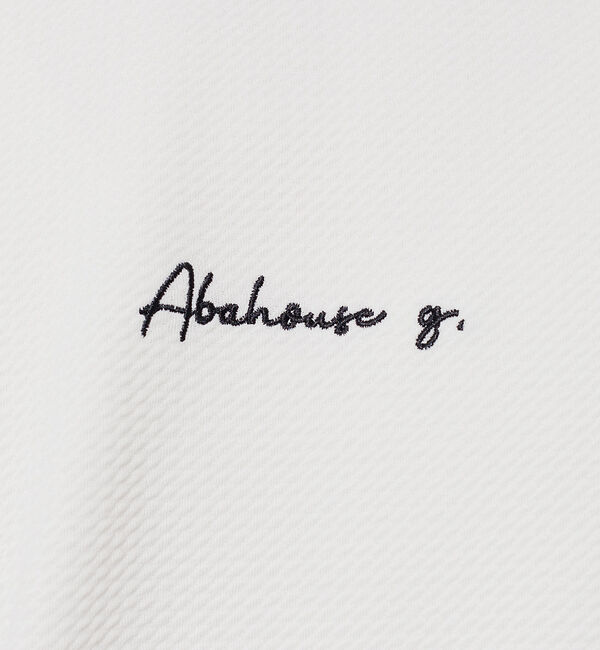 ABAHOUSE「フクレ ジャガード 刺繍 ロング Tシャツ」|Tシャツ・カットソー|