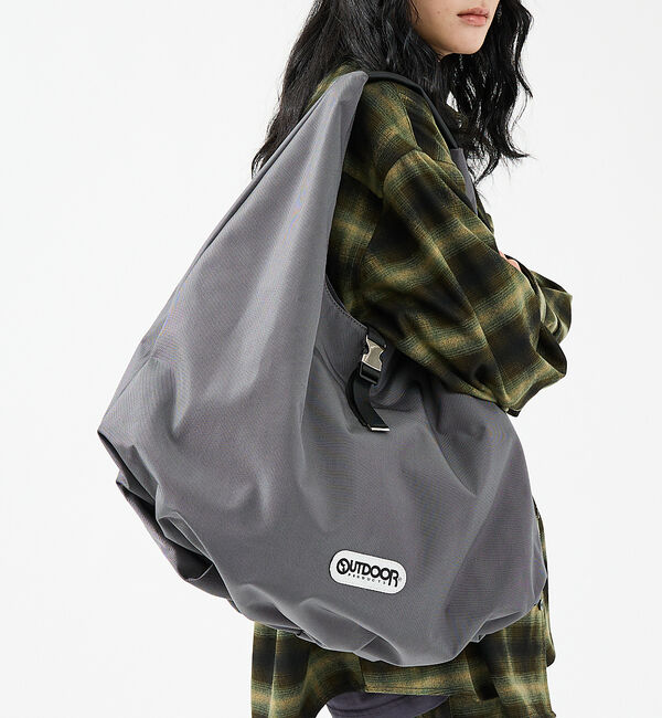 ABAHOUSE「【OUTDOOR PRODUCTS / アウトドアプロダクツ】Drop one」|ショルダー・メッセンジャー|グレー