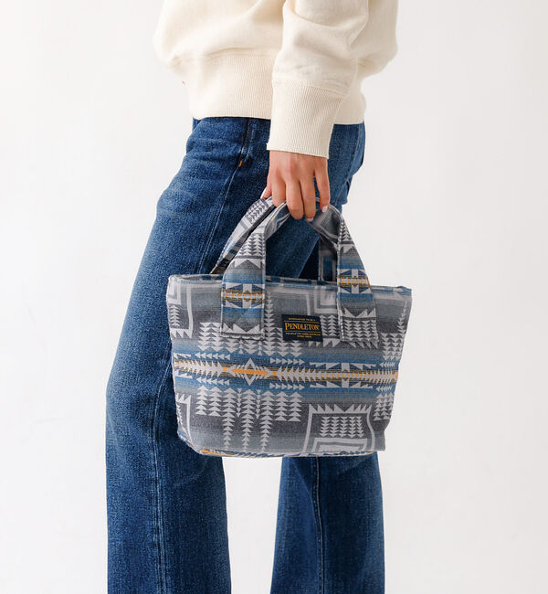 ABAHOUSE「【PENDLETON/ペンドルトン】FLANNEL TOTEBAG/トートバッグ」|トートバッグ|チャコールグレー