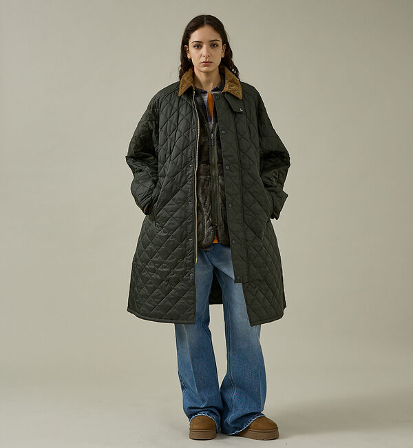 ABAHOUSE「【Barbour / バブアー】EXMOOR / エクスモア キルティング ステ」|ステンカラーコート|