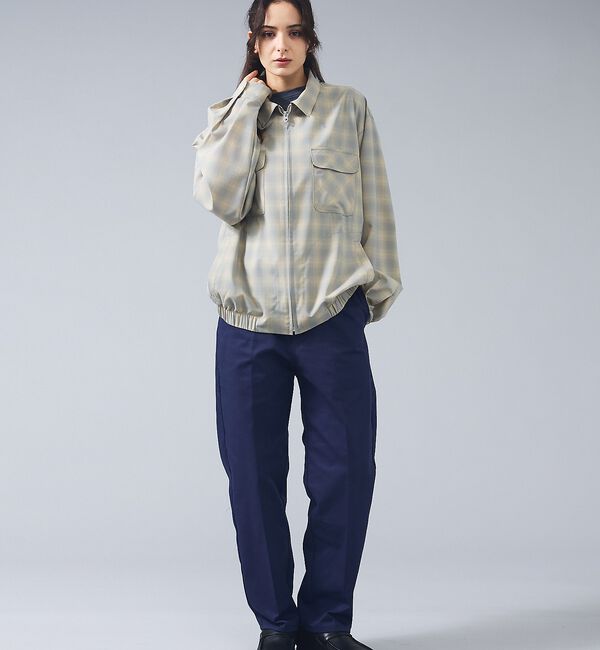 ABAHOUSE「【PENDLETON/ペンドルトン】Zip Shirt Jacket/オンブレー」|ブルゾン・スタジャン|