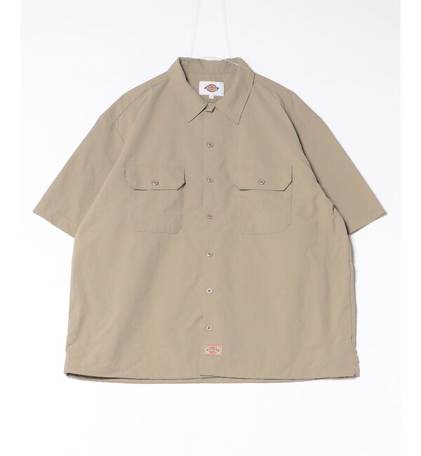 ABAHOUSE「【DICKIES/ディッキーズ】DC2010 / 半袖ワークシャツ」|シャツ・ブラウス|ベージュ